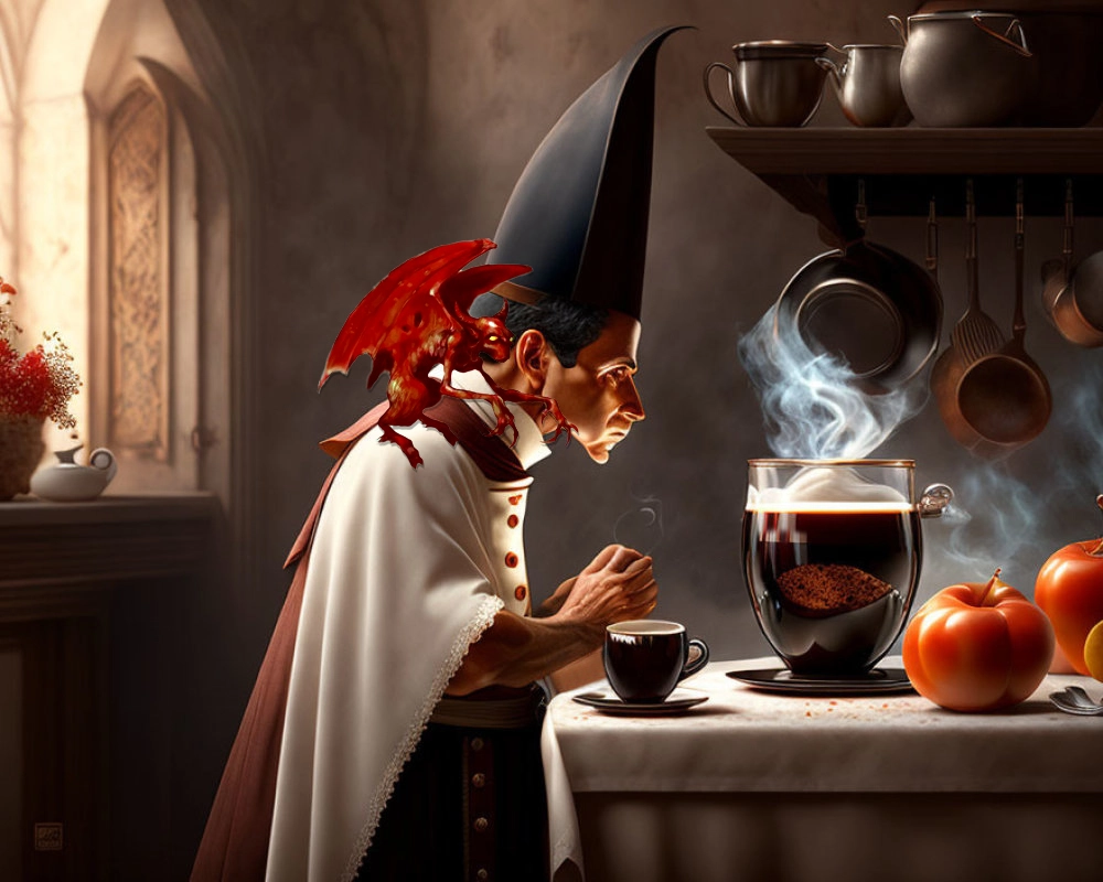 el sacerdote y el diablito